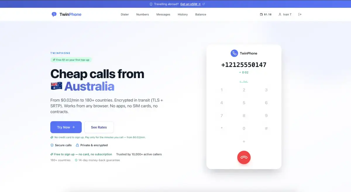 TwinPhone screenshot 2