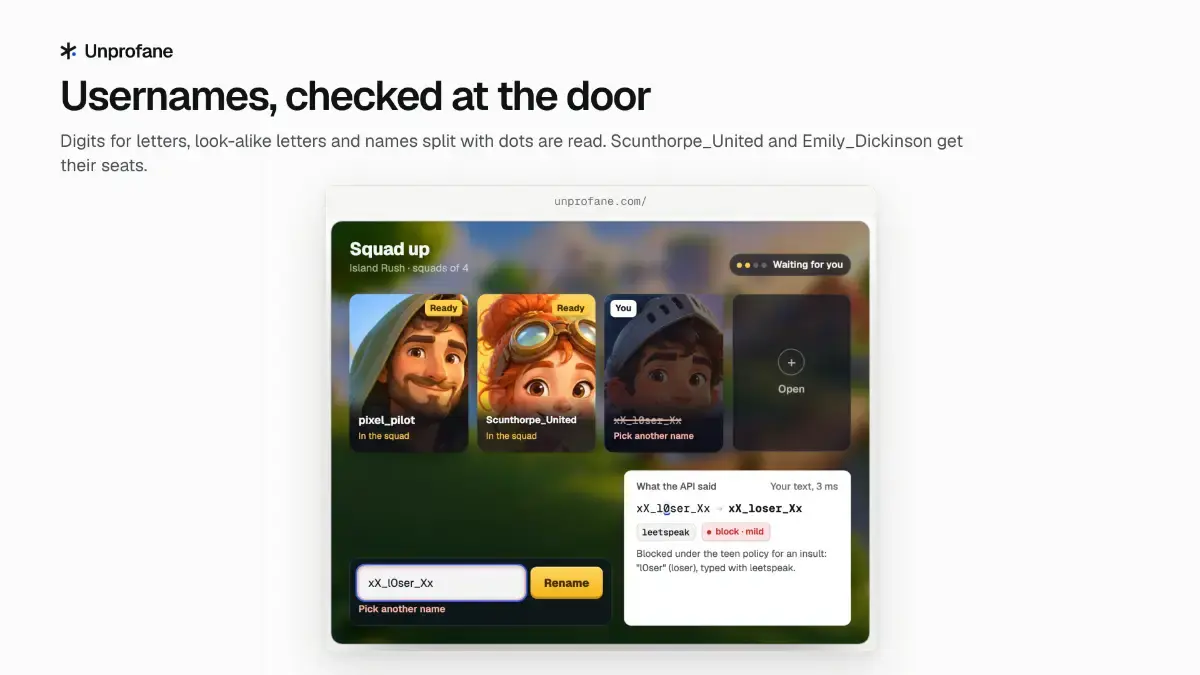 Unprofane screenshot 4