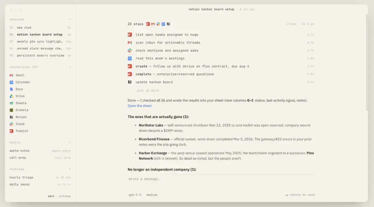 Verso screenshot 2