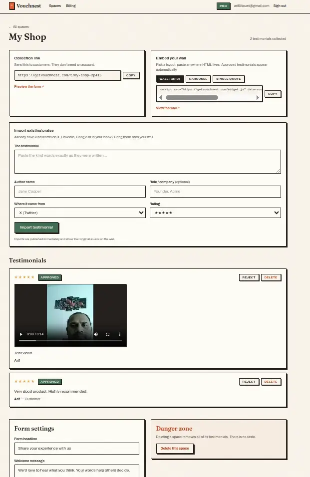 Vouchnest screenshot 2