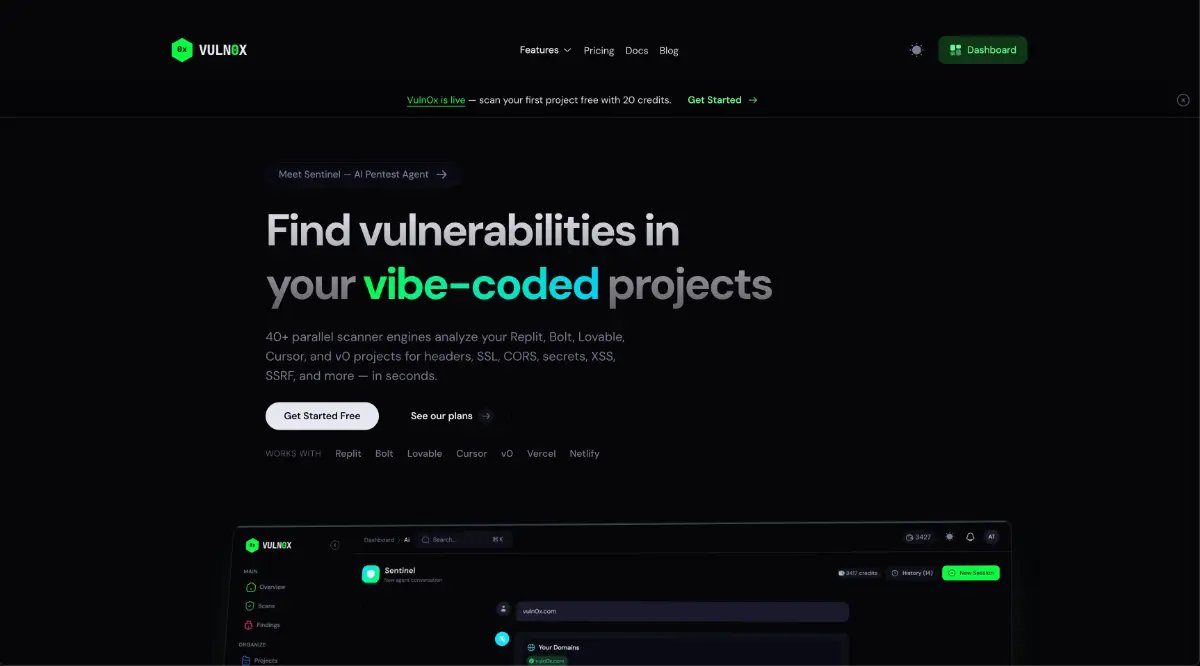 vuln0x screenshot 2