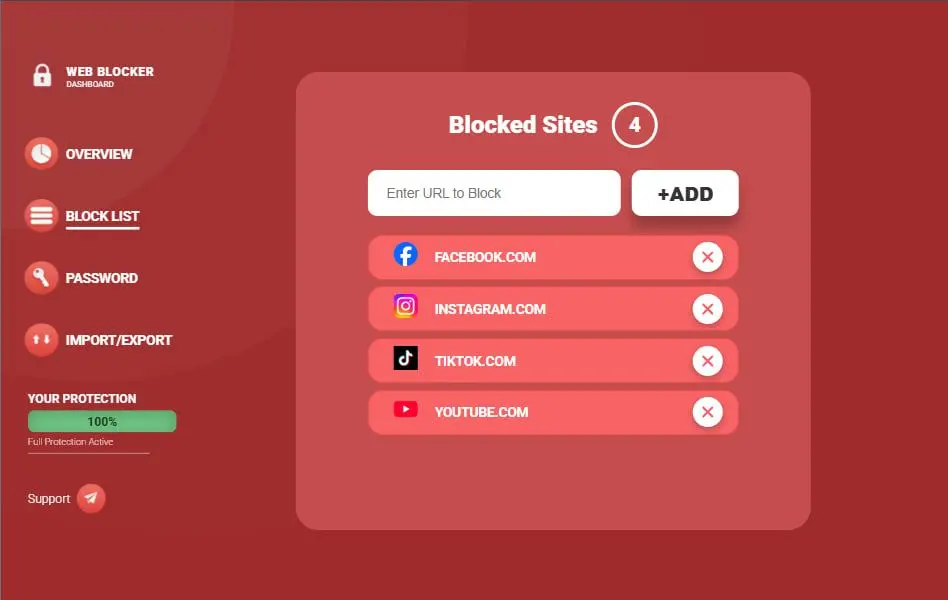 Web Blocker screenshot 3