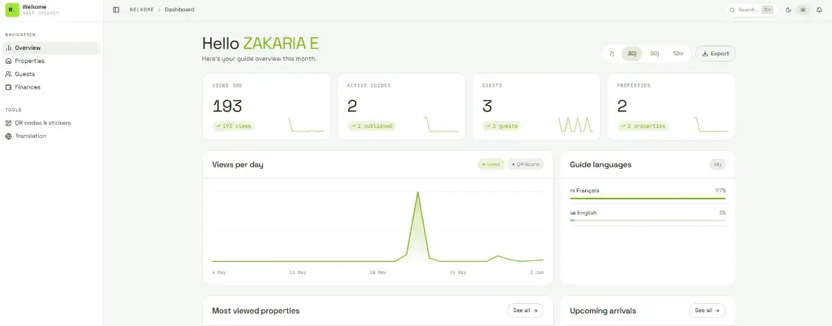 Welkome screenshot 2