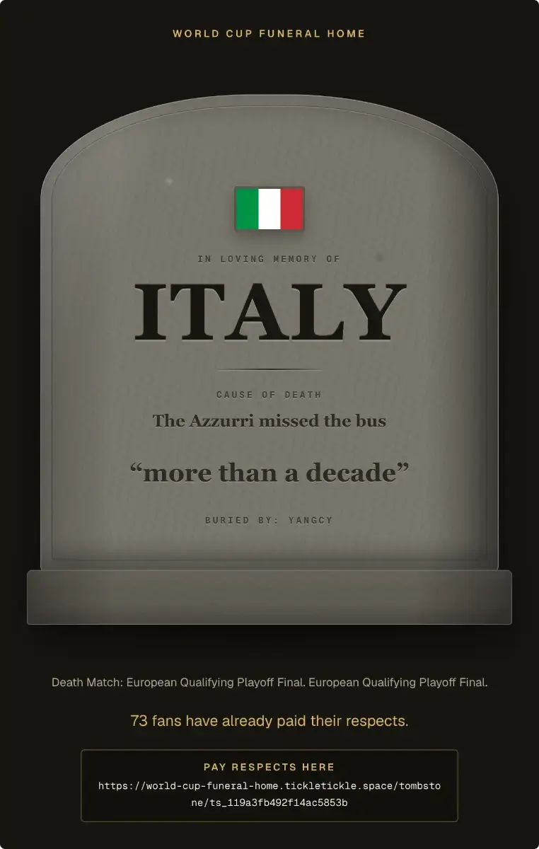World cup funeral home screenshot 3