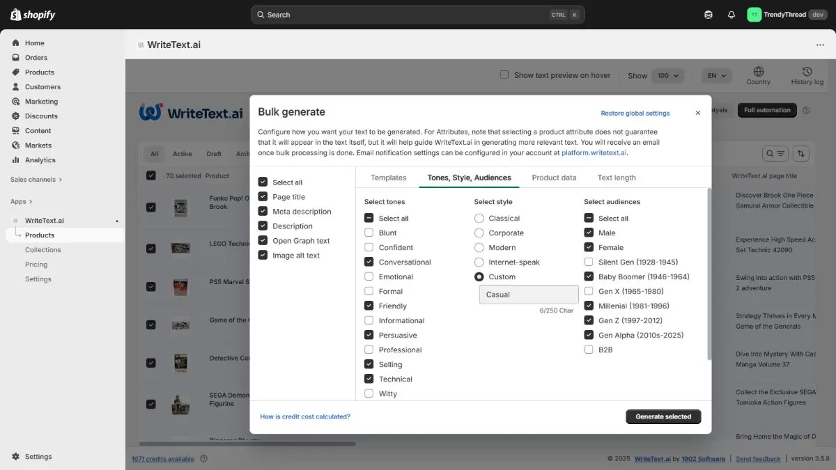 WriteText.ai for Shopify screenshot 4