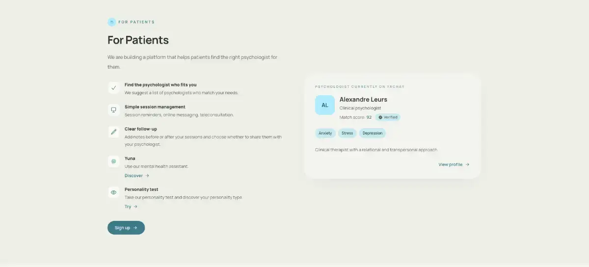 Yachay.care screenshot 2
