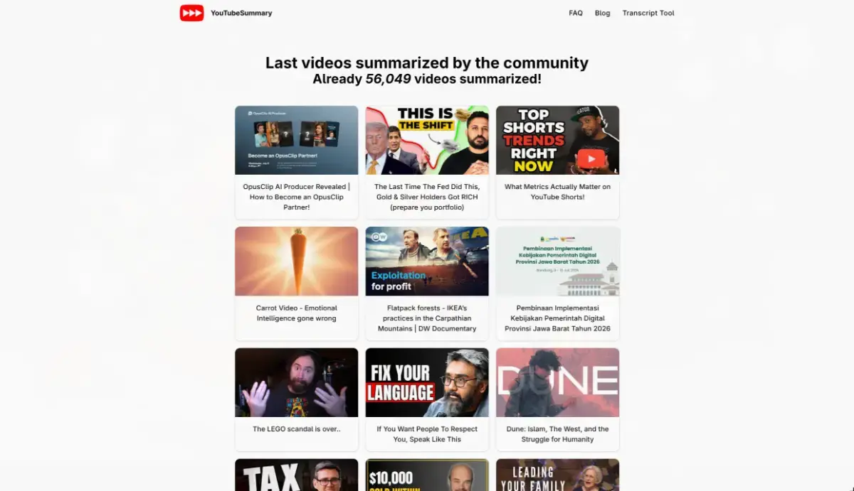 Youtube Summary screenshot 3