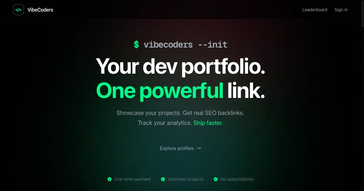 Vibecoders screenshot 2