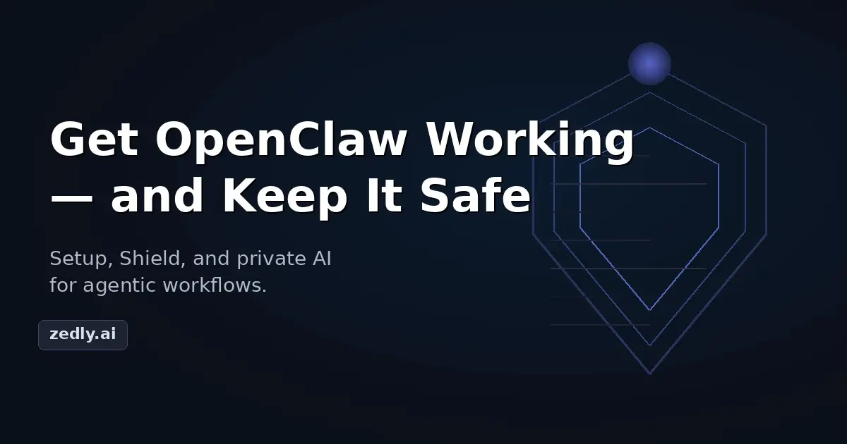 Zedly AI Setup for OpenClaw screenshot 2