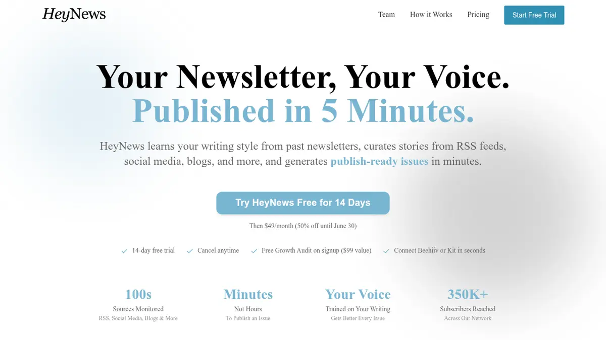 HeyNews screenshot 2