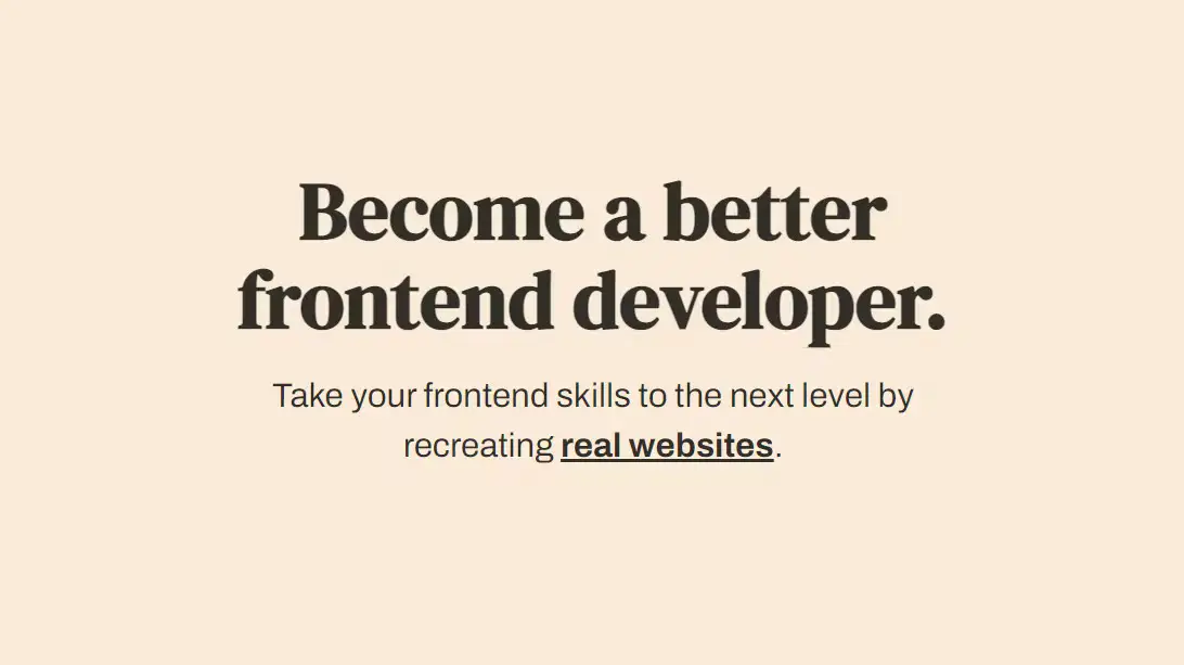 Frontend Practice product image