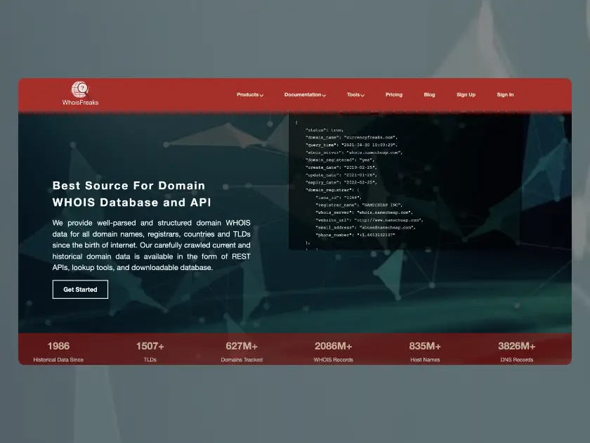 WhoisFreaks product image