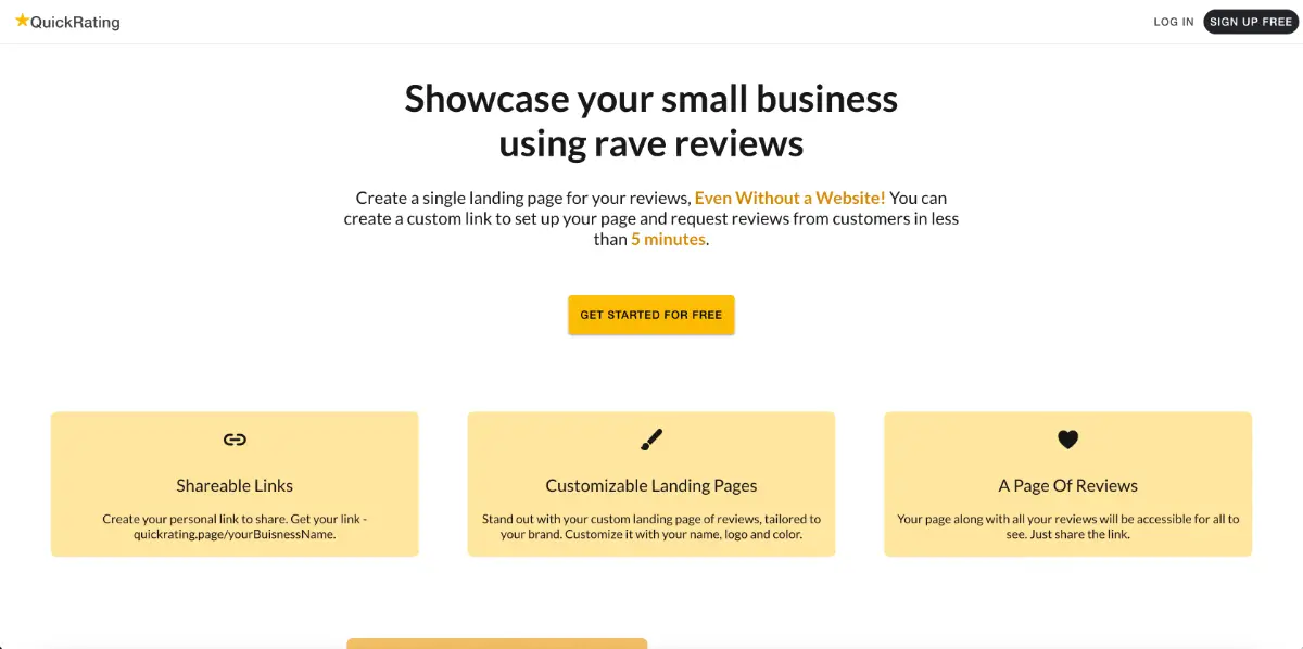QuickRating product image
