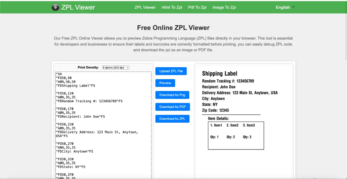 Zpl Viewer product image