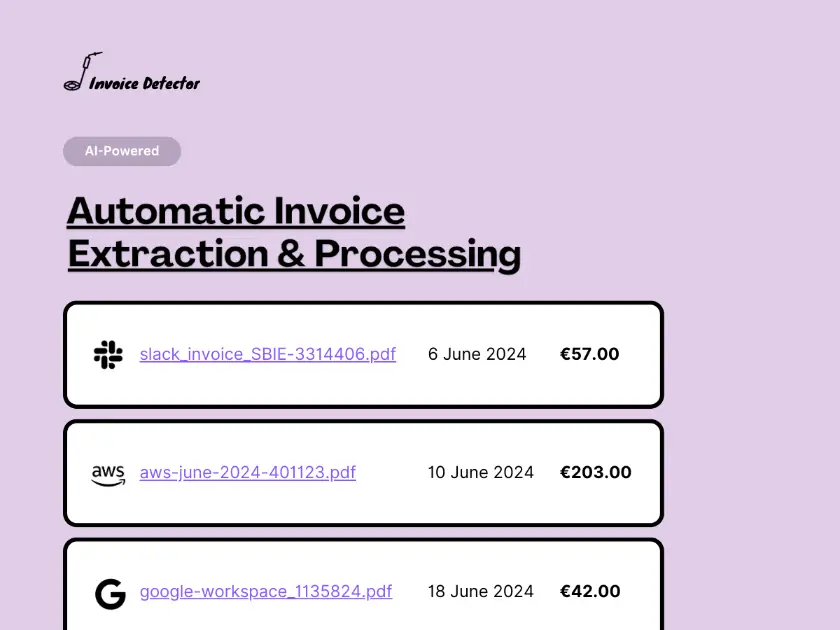 Invoice Detector product image