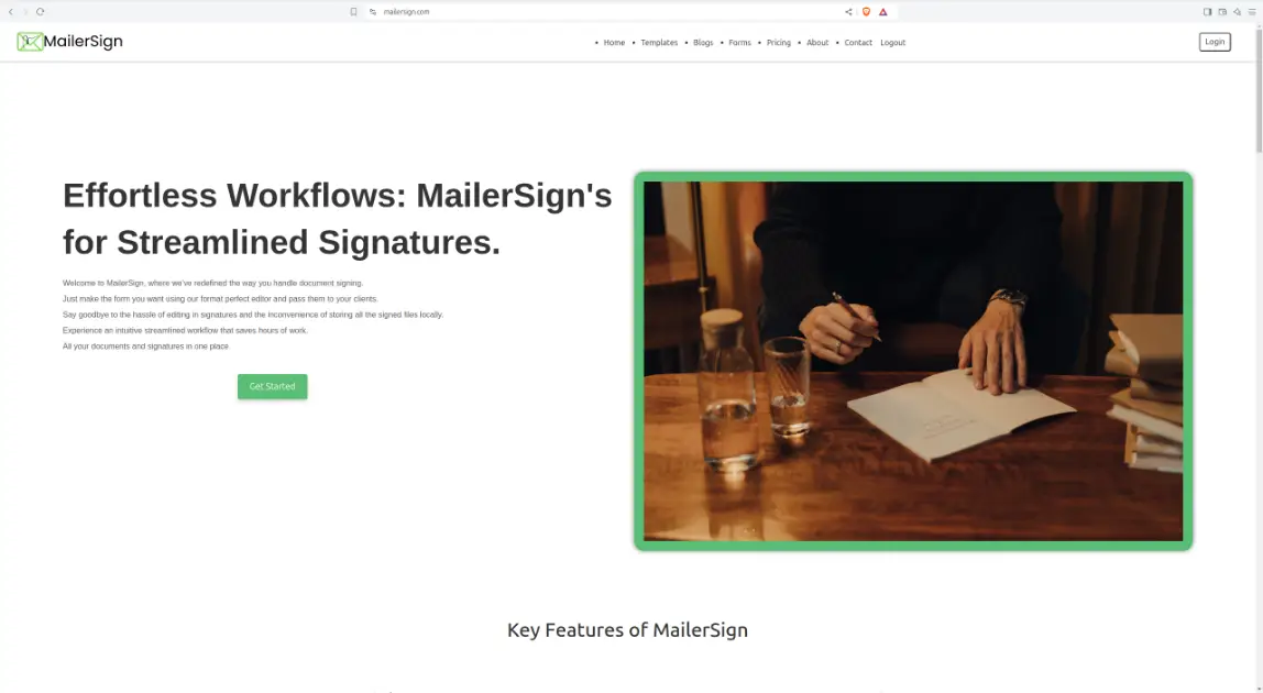 MailerSign product image