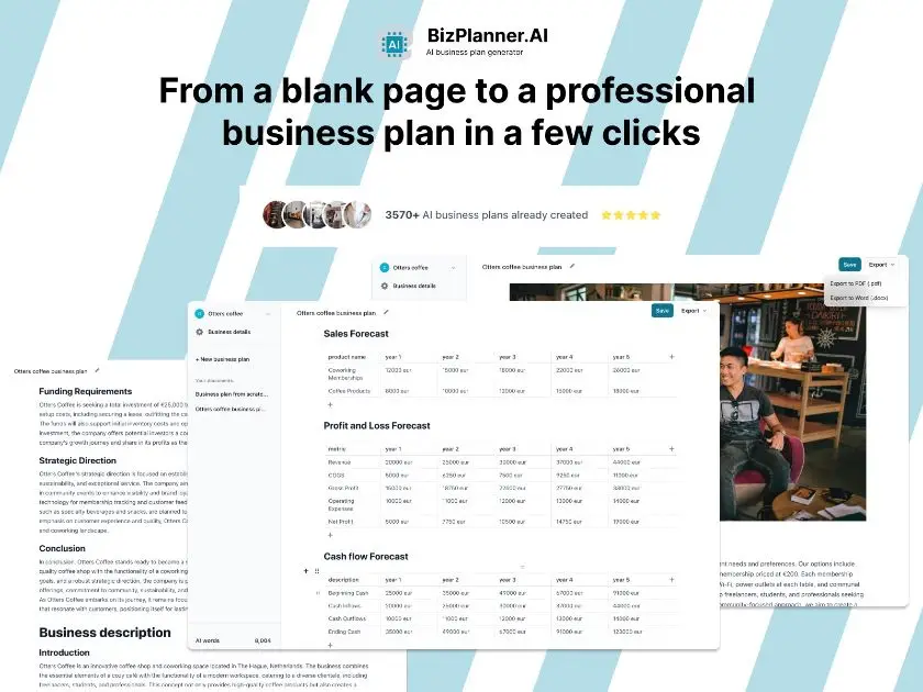 BizPlanner AI screenshot 2