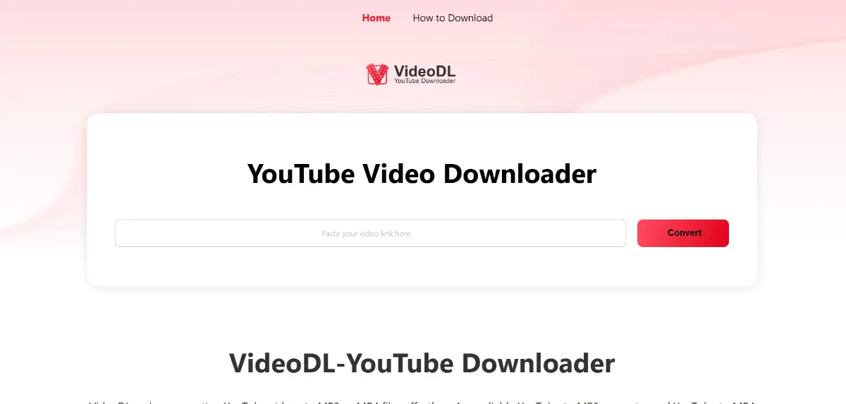 VideoDL youtube video downloader product image