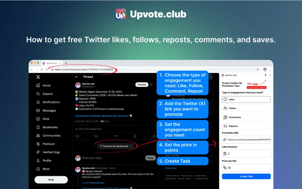 Upvote Club screenshot 2
