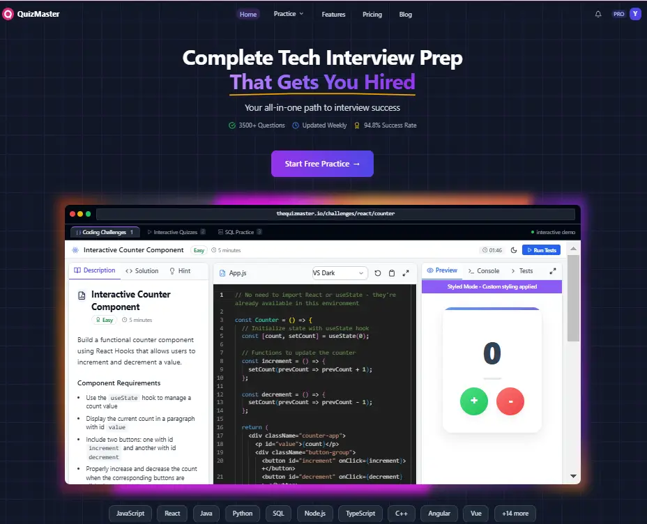 TheQuizMaster screenshot 1