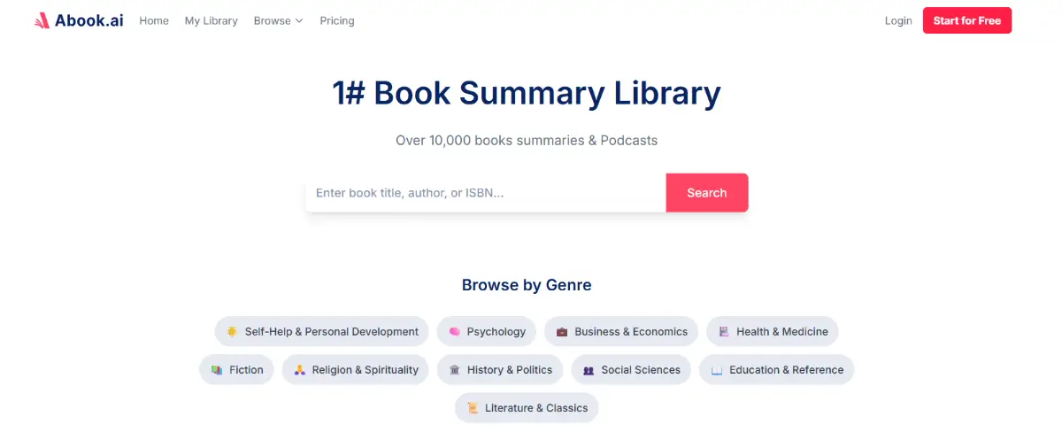 Abook screenshot 1
