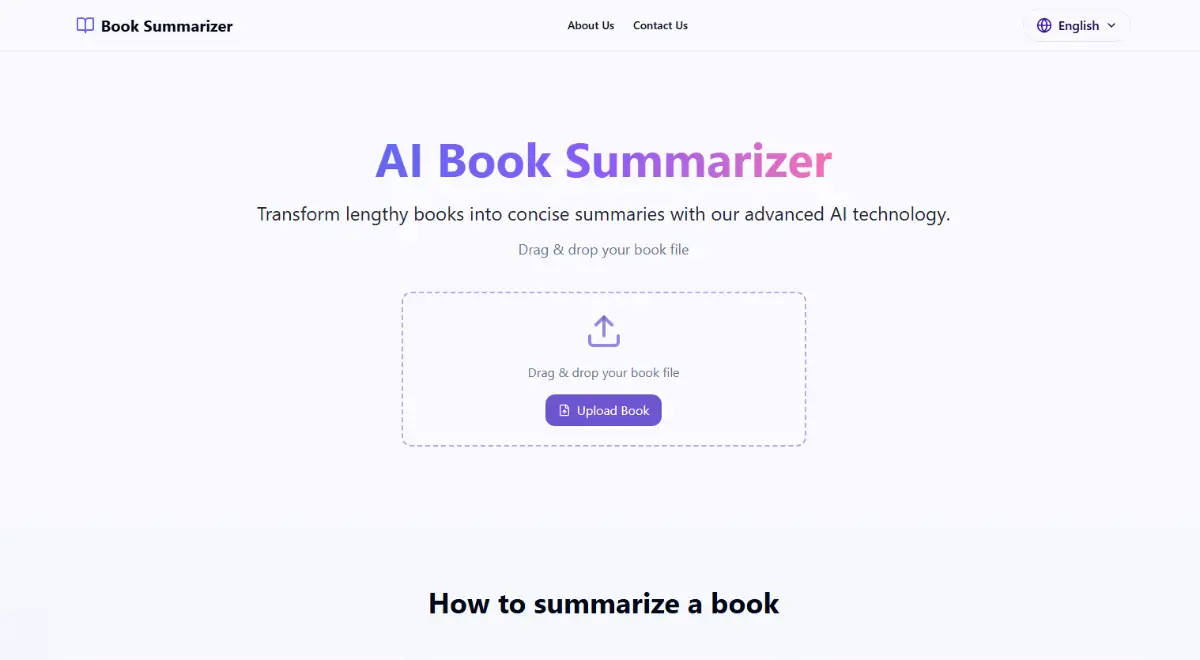 AI Book Summarizer That Makes Books Easy to Grasp product image