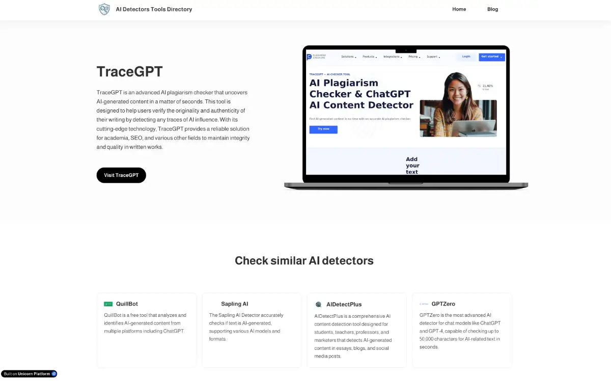 AI Detectors Directory screenshot 3