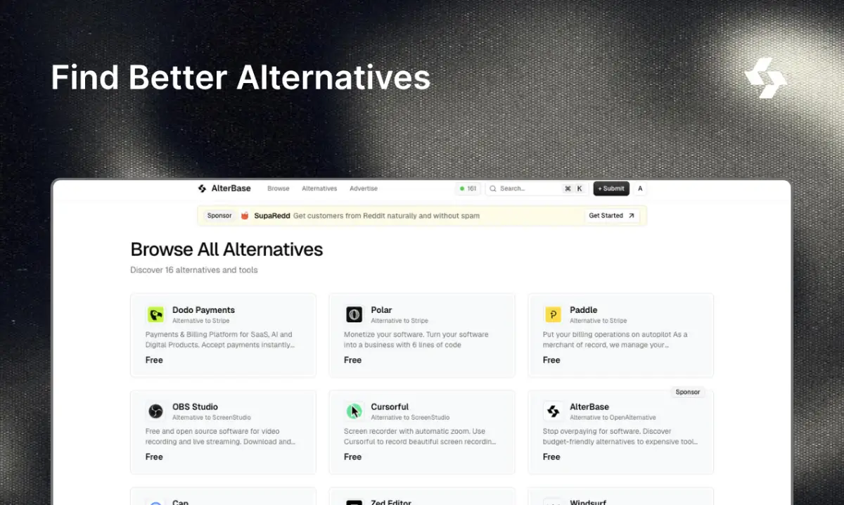 AlterBase screenshot 2