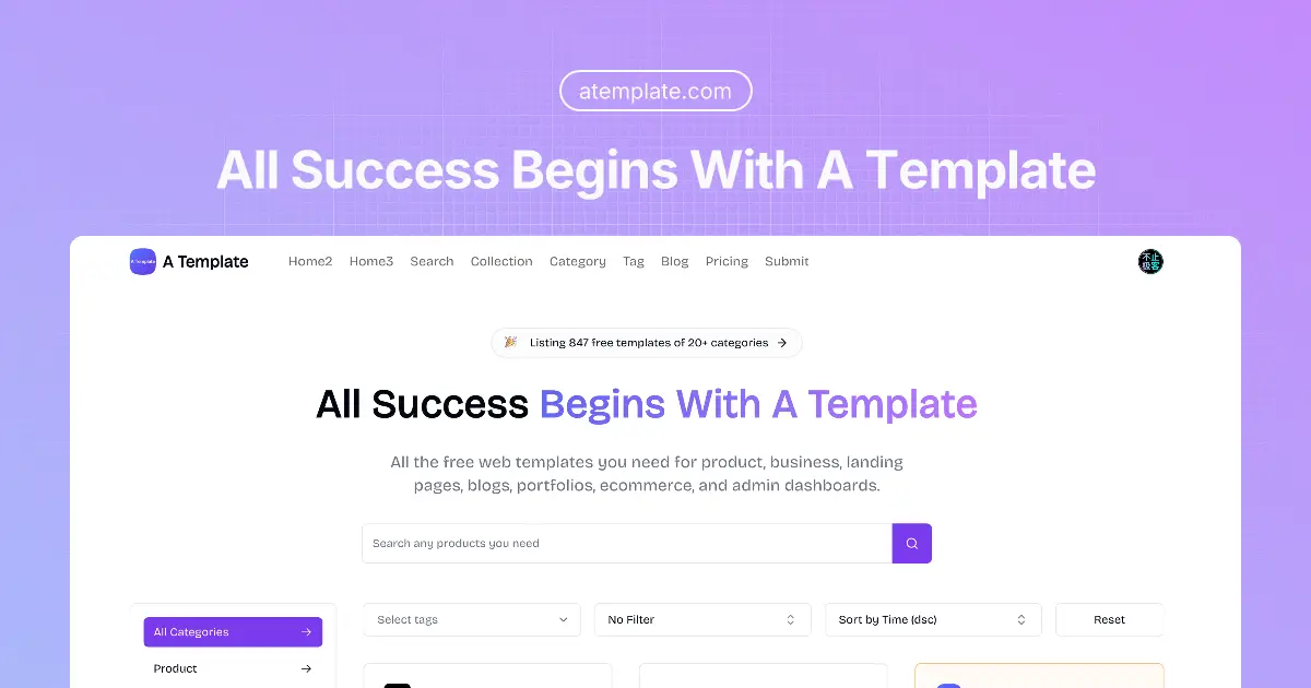 atemplate screenshot 1