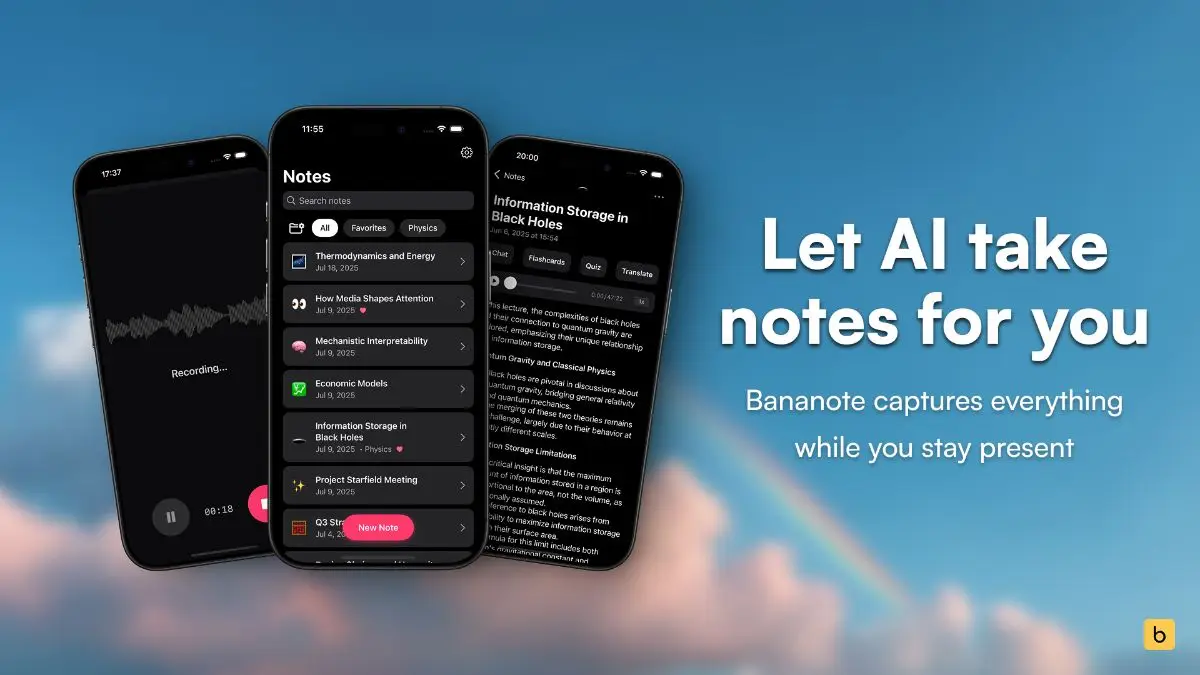 Bananote screenshot 1