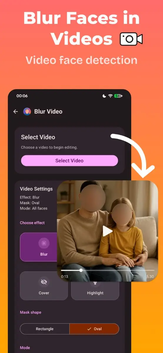Blur Face - photo and video screenshot 4