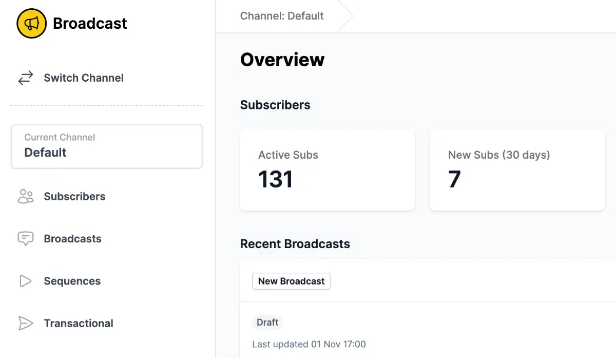 Broadcast Email Marketing App screenshot 2