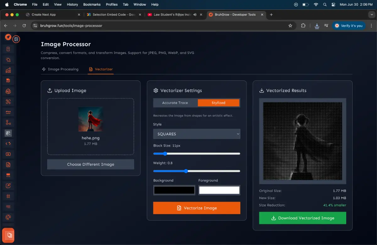 BruhGrow Tools screenshot 2