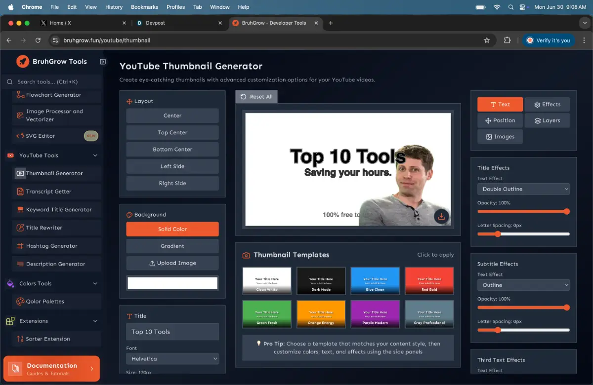 BruhGrow Tools screenshot 5