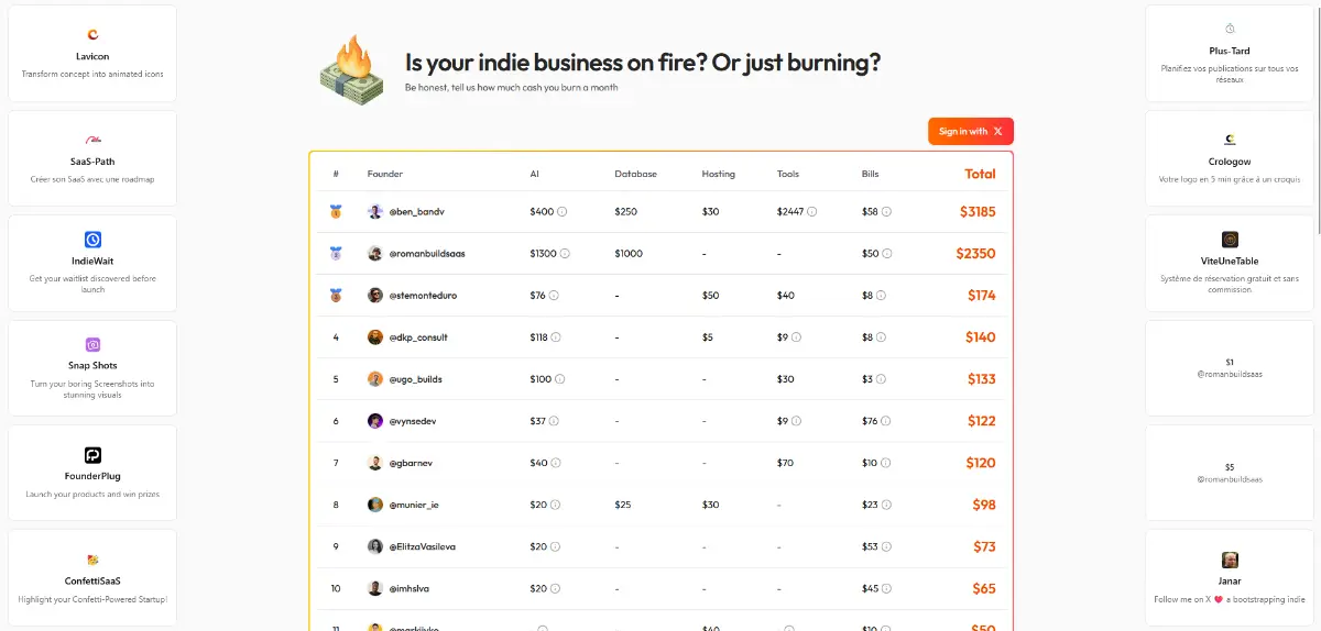 BurnCash screenshot 1