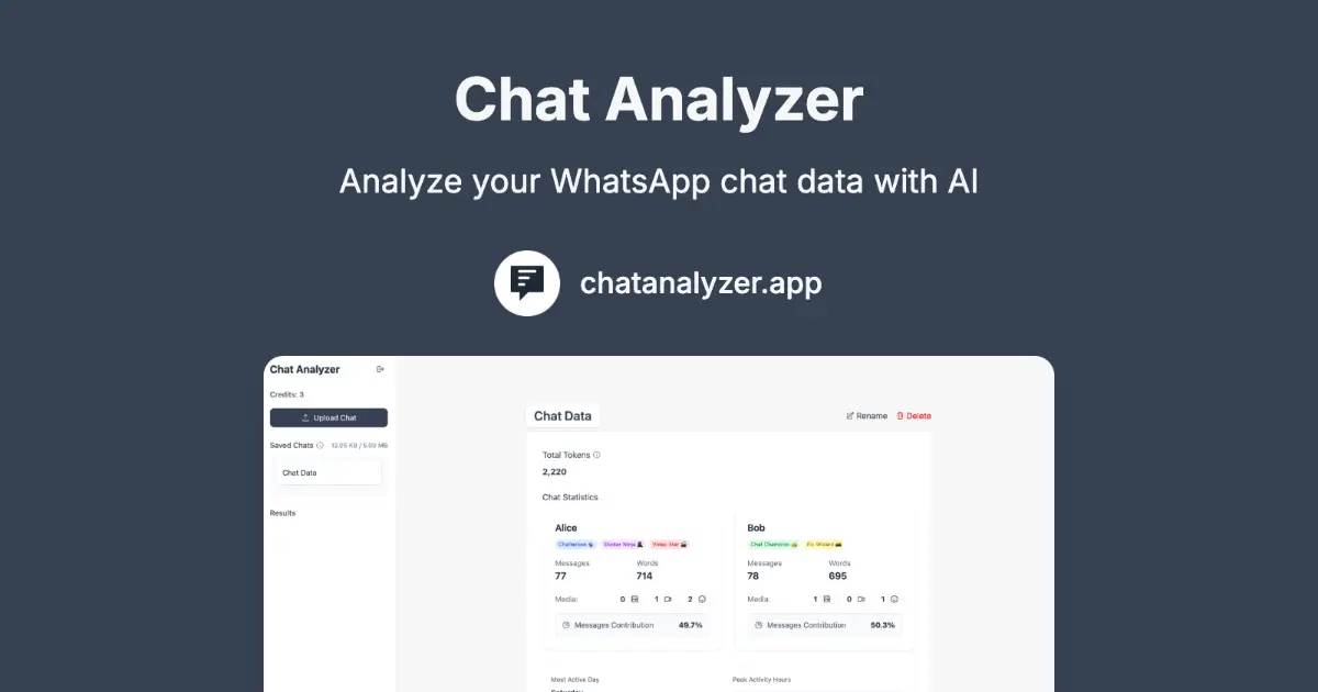 Chat Analyzer screenshot 2