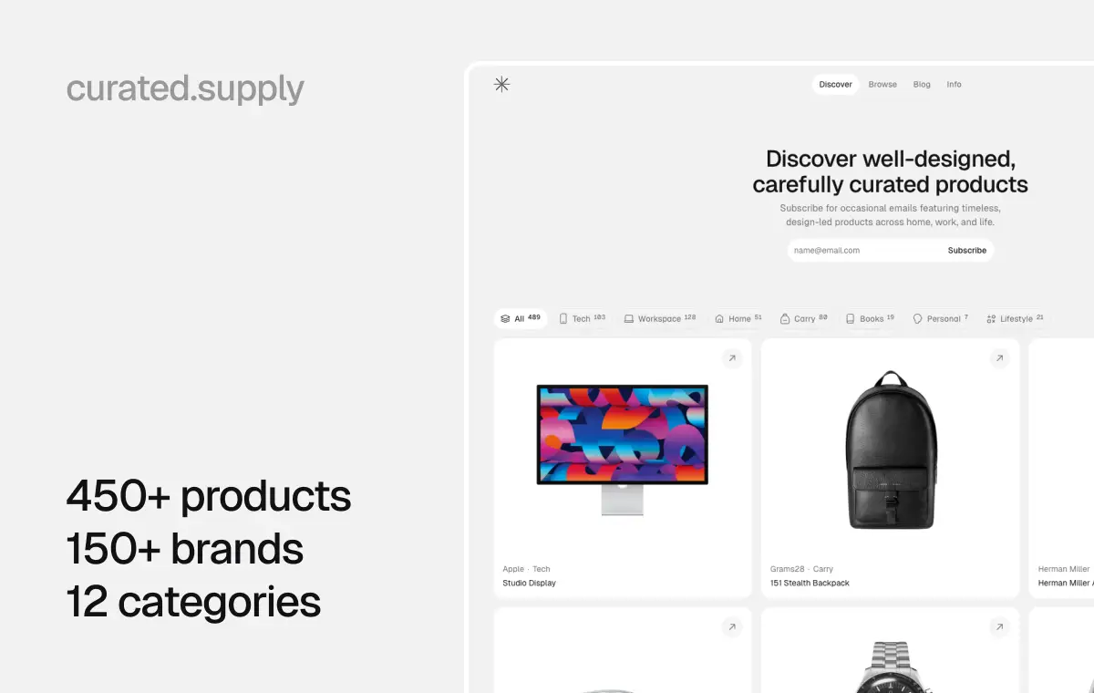 Curated Supply screenshot 3