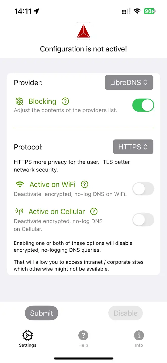 DNS Shield screenshot 1