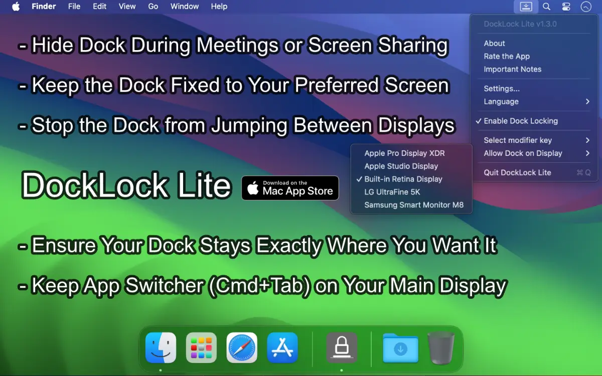 DockLock Lite screenshot 2