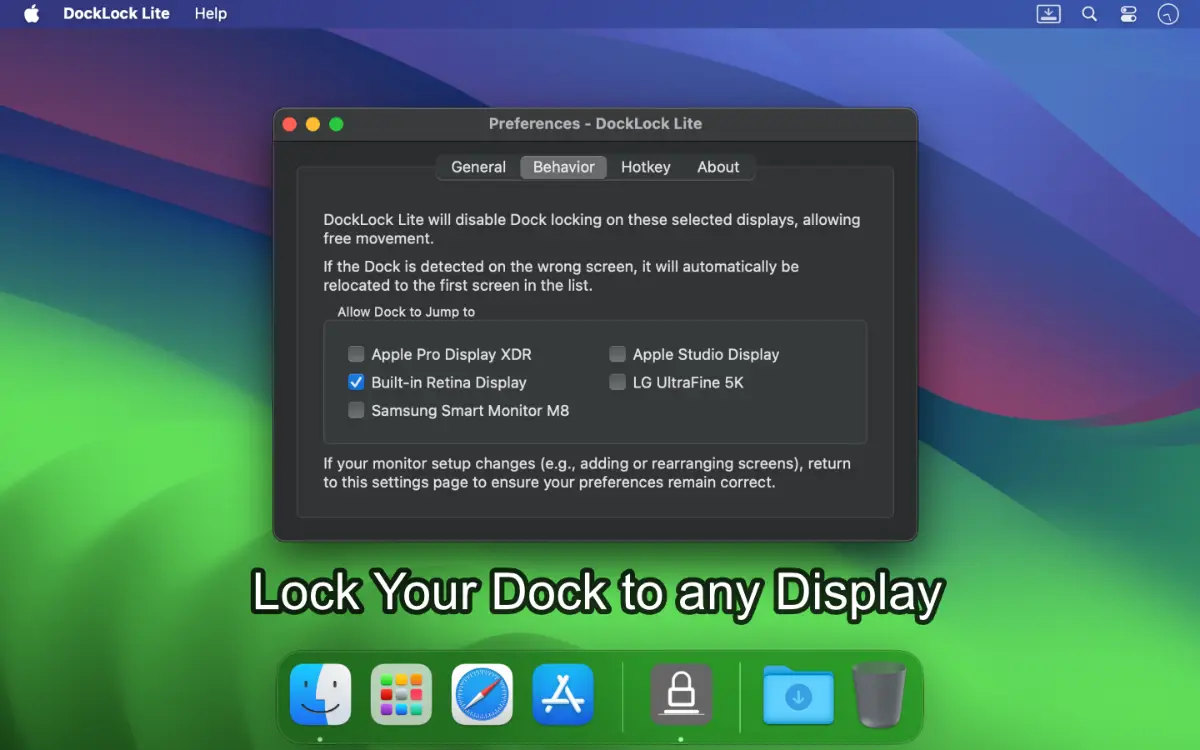 DockLock Lite screenshot 4