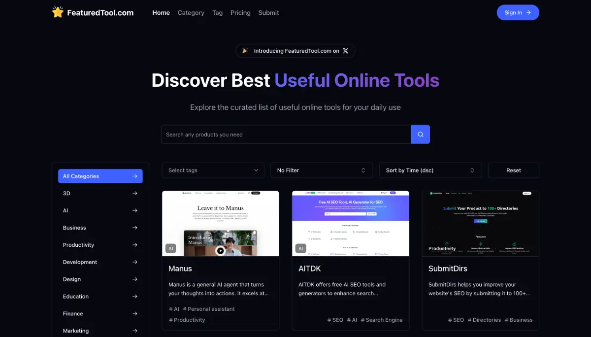 Featured Tool product image