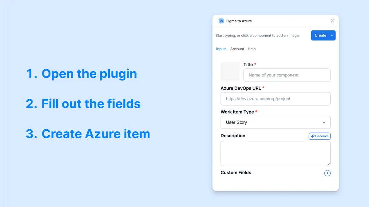 Figma to Azure screenshot 2