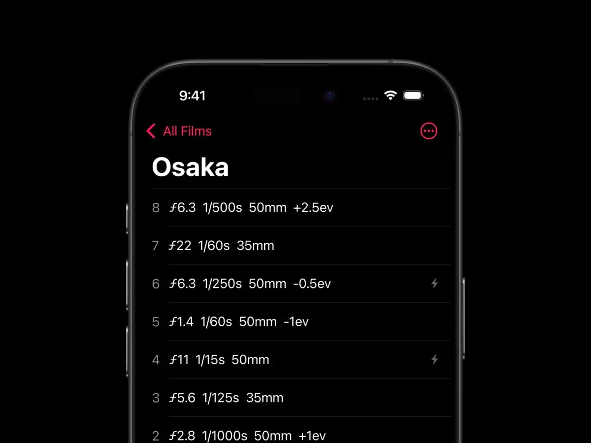 Frames: Film Photography App screenshot 2