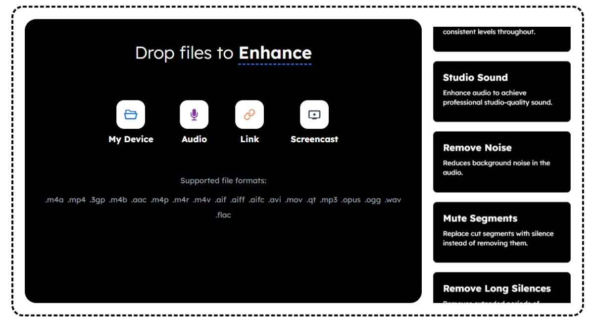 Free AI Voice Cleaner Online screenshot 2