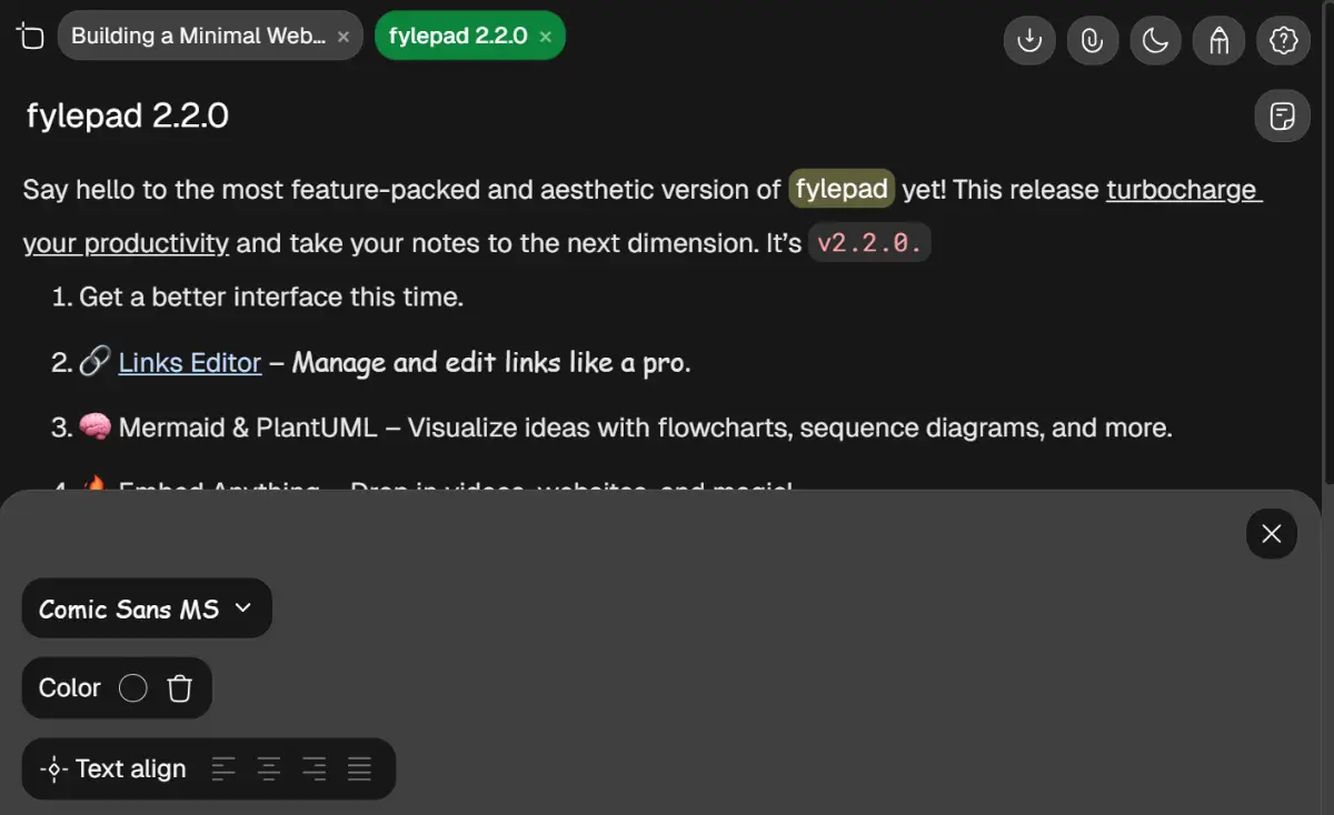 fylepad screenshot 4