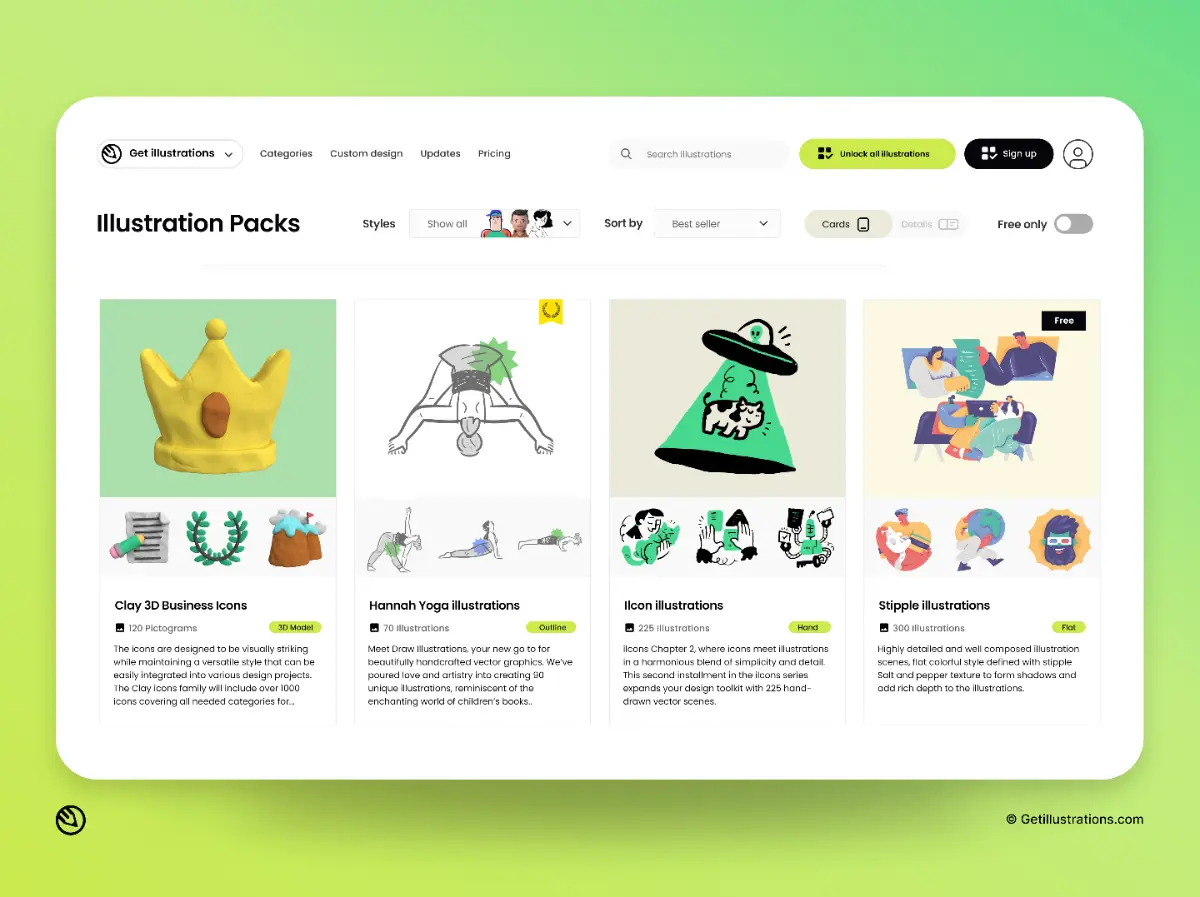 Getillustrations screenshot 3