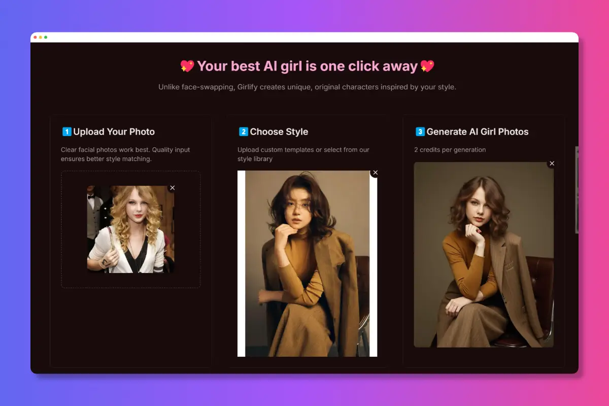 Girlify screenshot 1
