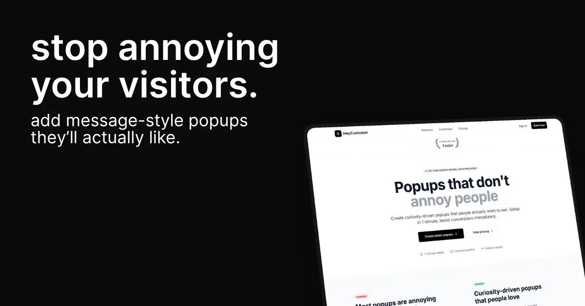 HeyCustomer screenshot 1
