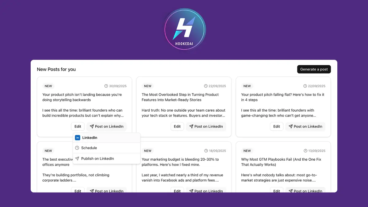 Hooked AI screenshot 2
