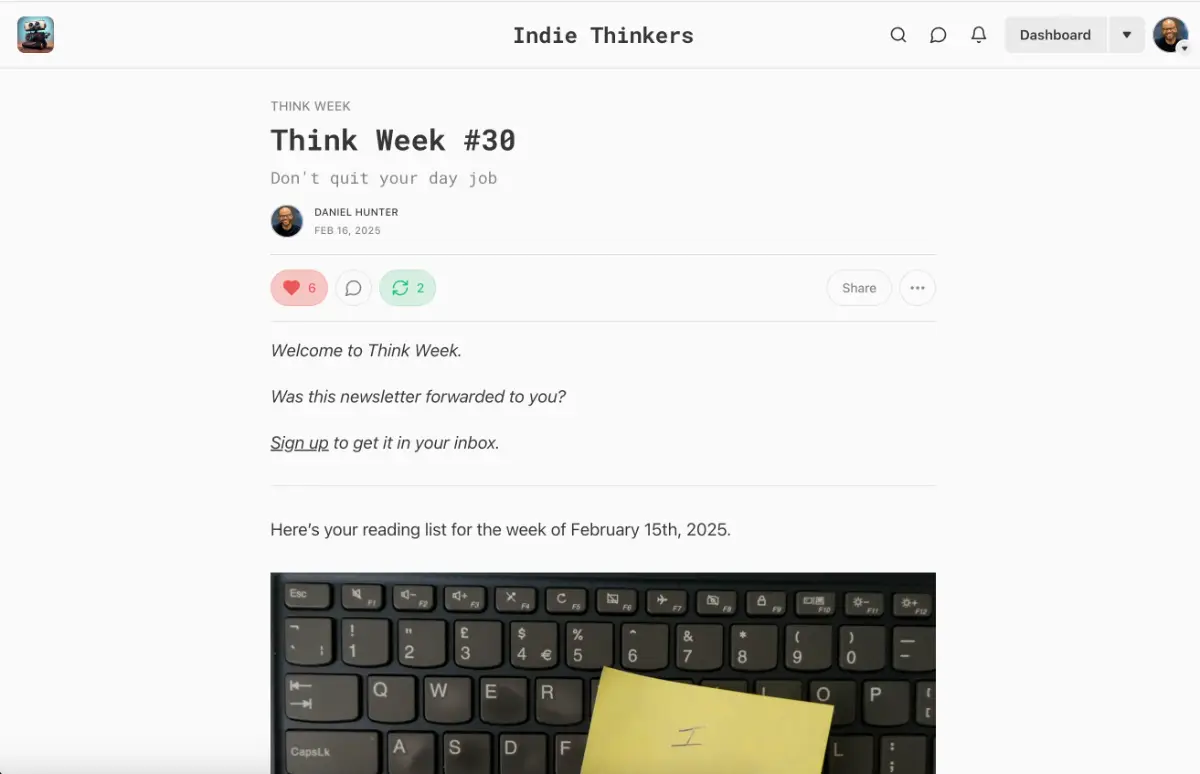 Indie Thinkers screenshot 3